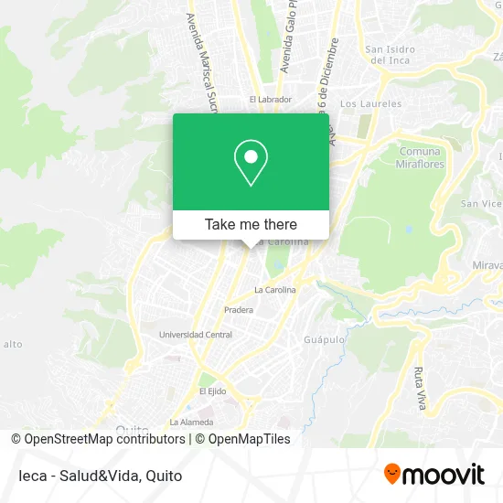 Ieca - Salud&Vida map