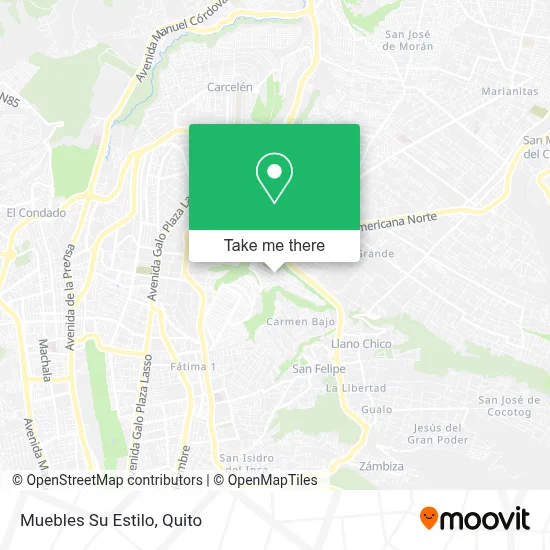 Muebles Su Estilo map
