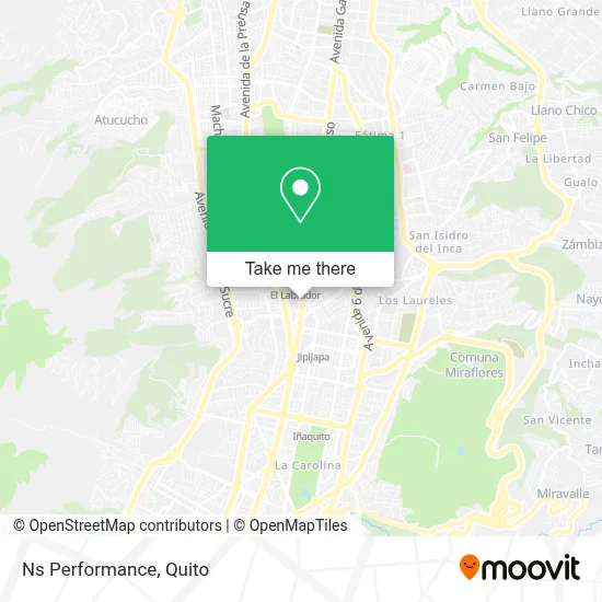 Ns Performance map