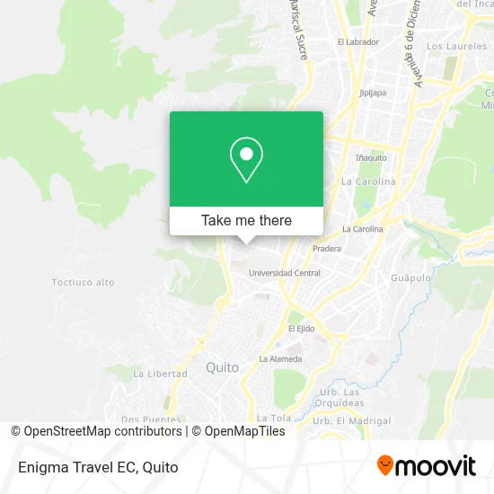 Enigma Travel EC map
