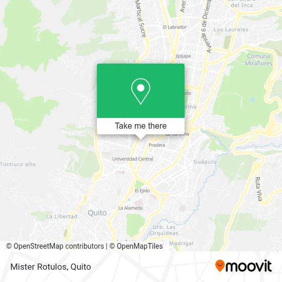 Mister Rotulos map