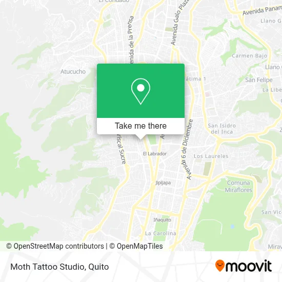 Moth Tattoo Studio map