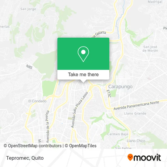 Tepromec map