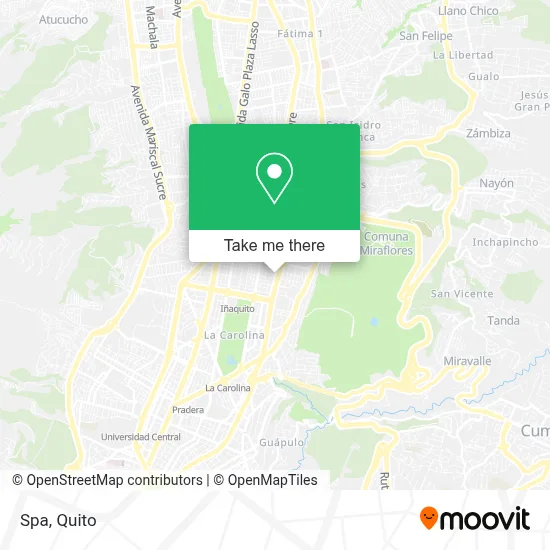 Spa map
