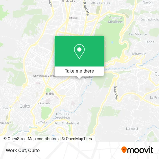 Work Out map