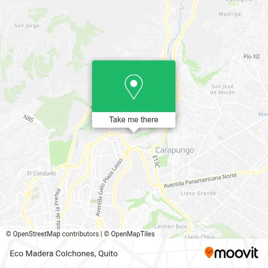 Eco Madera Colchones map