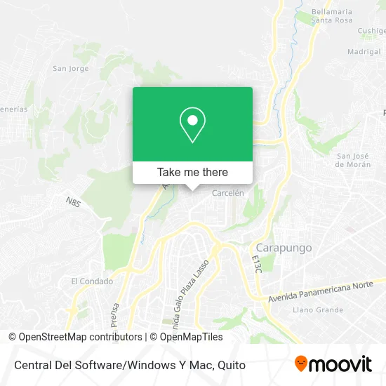 Central Del Software / Windows Y Mac map