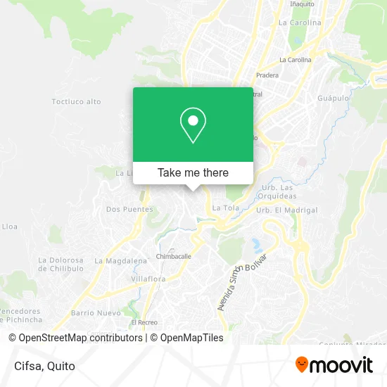 Cifsa map