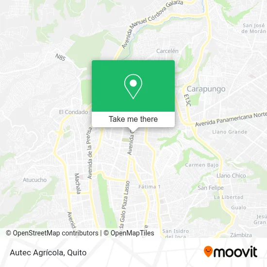 Autec Agrícola map