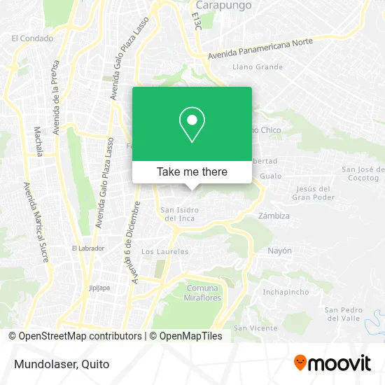 Mundolaser map