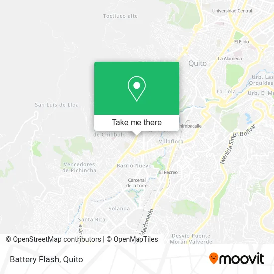 Battery Flash map