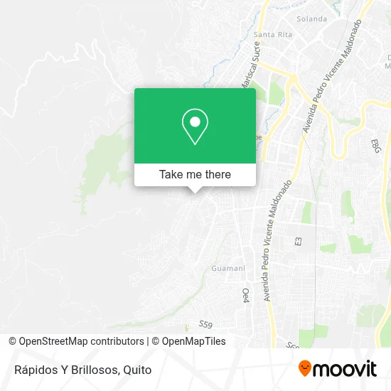 Rápidos Y Brillosos map