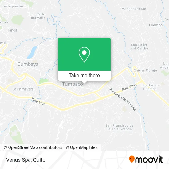 Venus Spa map