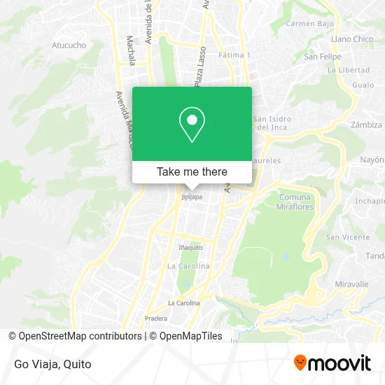 Go Viaja map