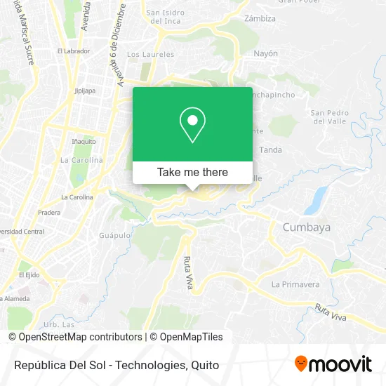 República Del Sol - Technologies map