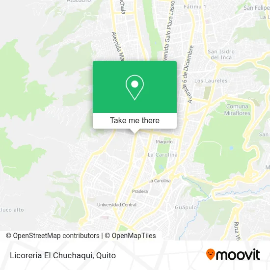 Licoreria El Chuchaqui map