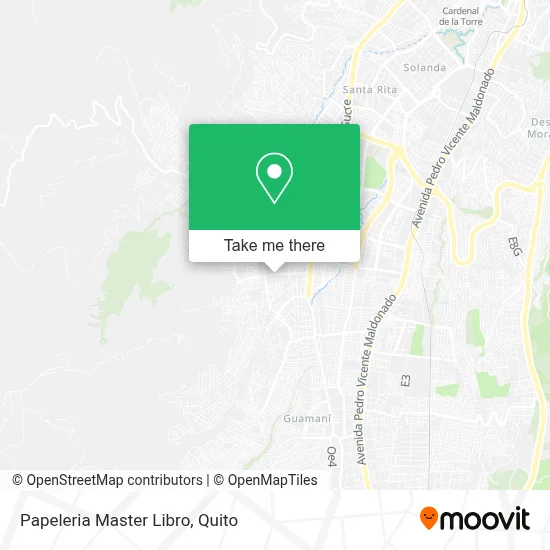 Papeleria Master Libro map