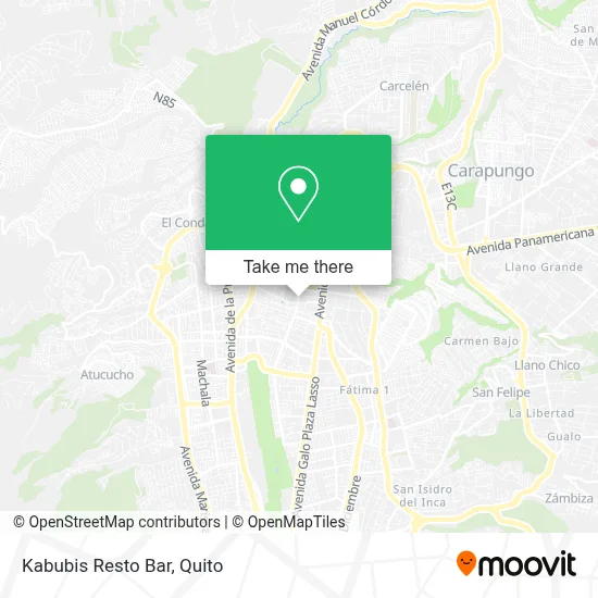 Kabubis Resto Bar map
