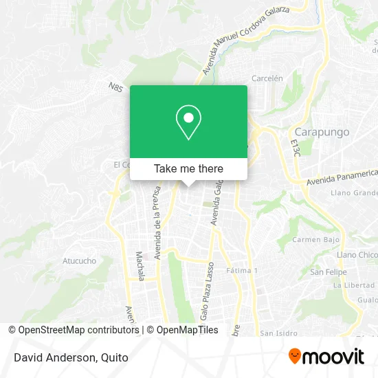 David Anderson map