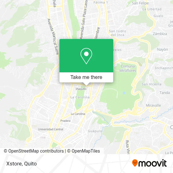 Xstore map