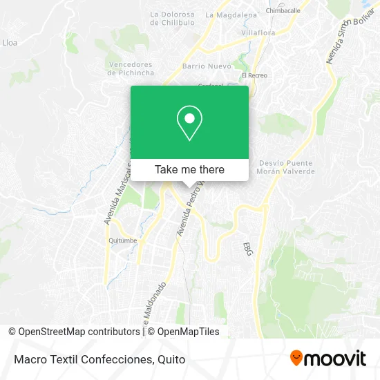 Macro Textil Confecciones map