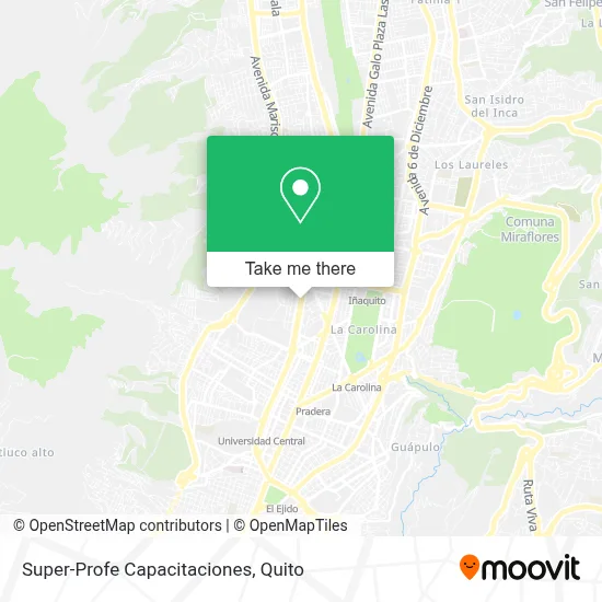 Super-Profe Capacitaciones map