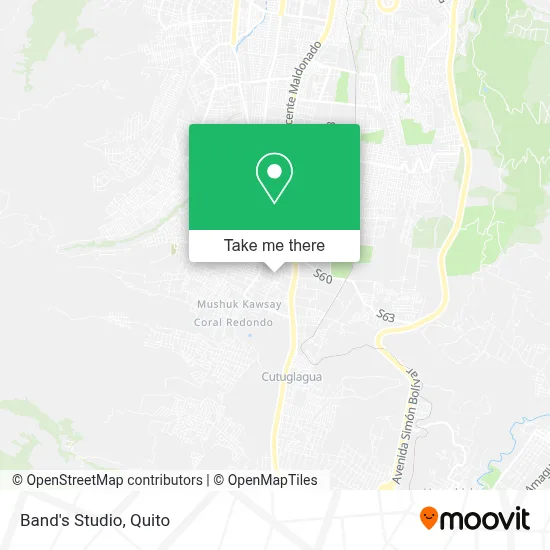 Band's Studio map