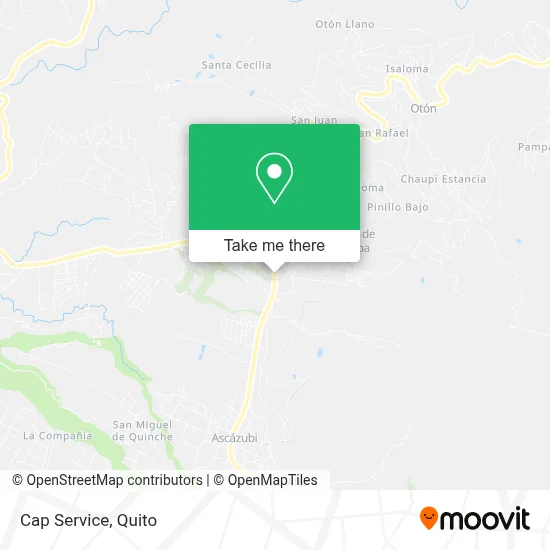 Cap Service map