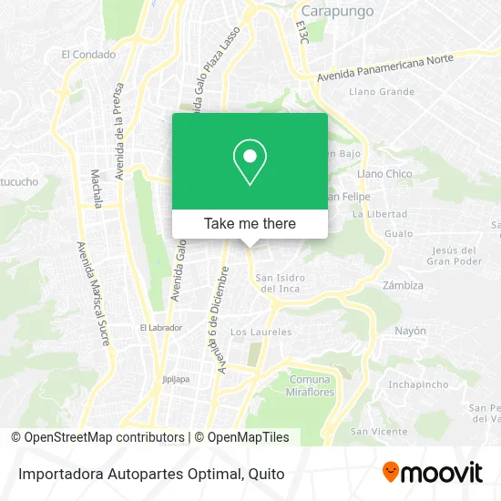 Importadora Autopartes Optimal map