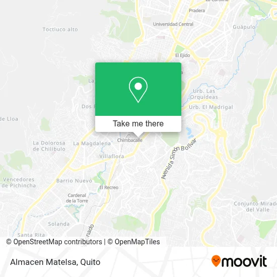 Almacen Matelsa map