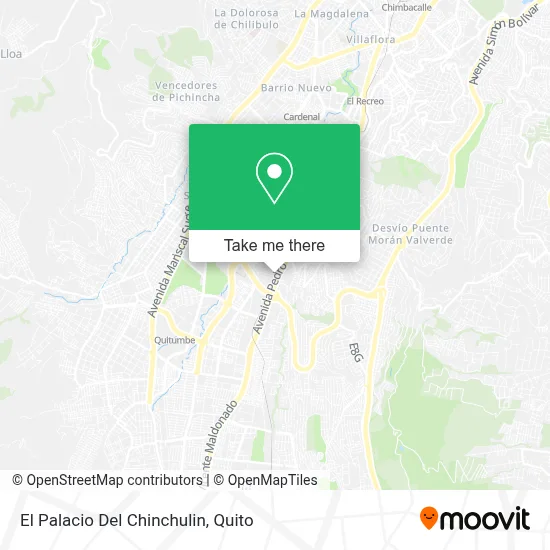 El Palacio Del Chinchulin map