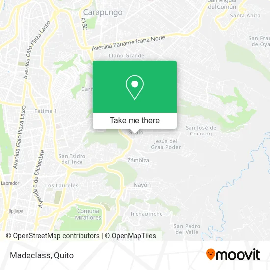 Madeclass map