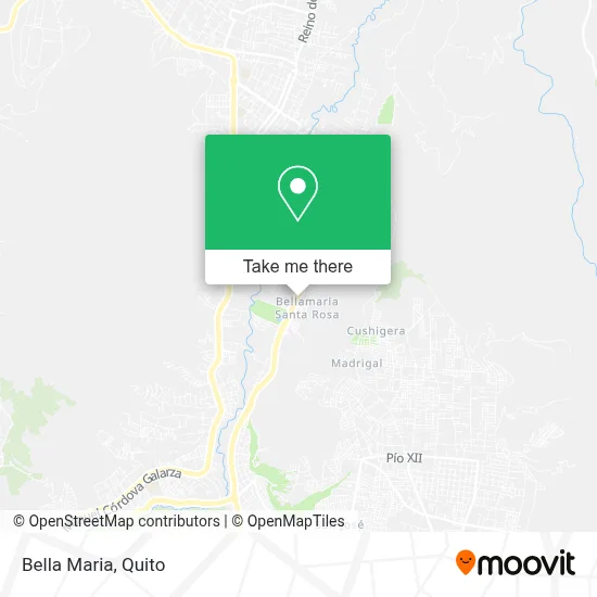 Bella Maria map