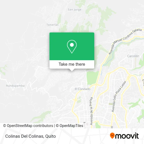 Colinas Del Colinas map