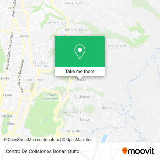 Centro De Colisiones Bonar map