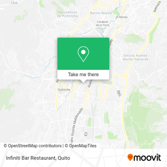 Infiniti Bar Restaurant map
