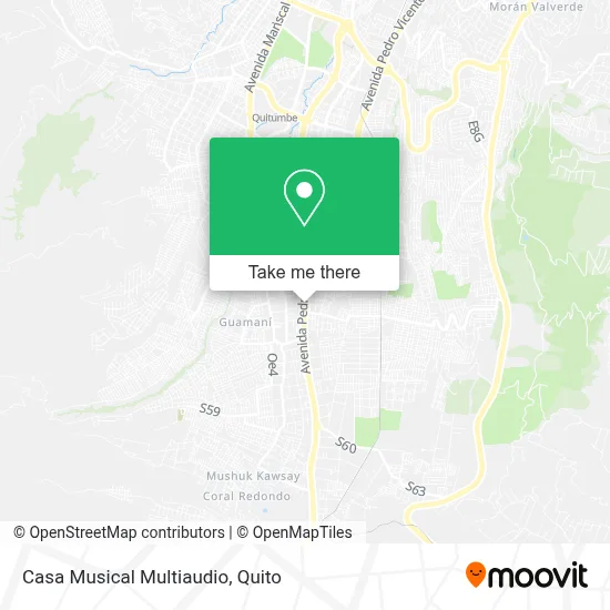 Casa Musical Multiaudio map