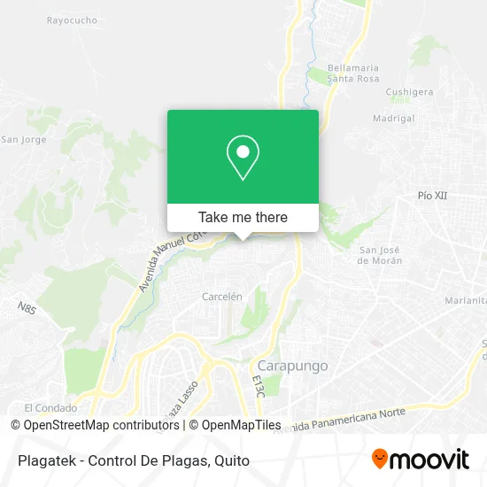 Plagatek - Control De Plagas map