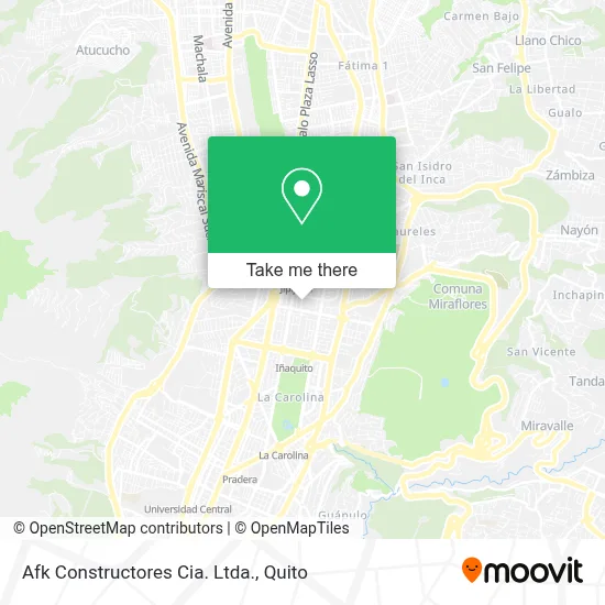 Afk Constructores Cia. Ltda. map