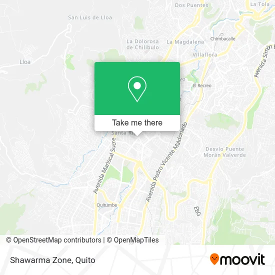 Shawarma Zone map