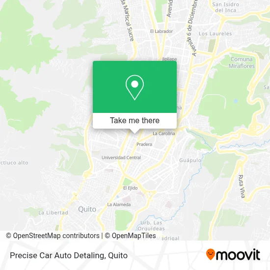 Precise Car Auto Detaling map