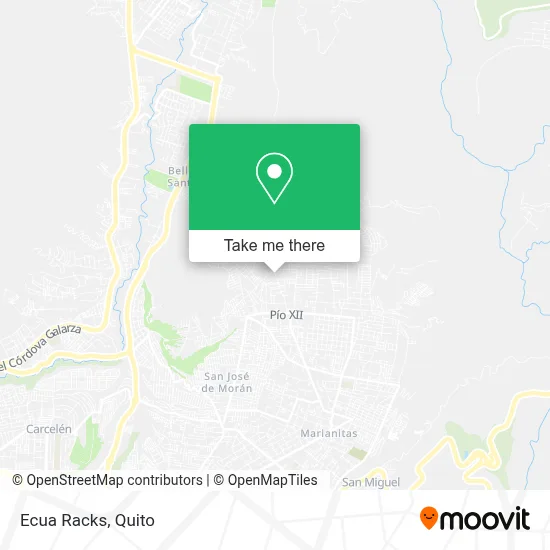 Ecua Racks map