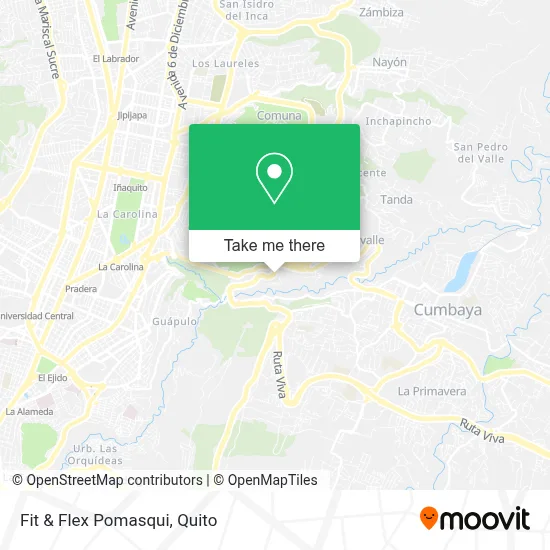 Fit & Flex Pomasqui map