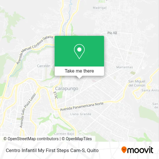 Centro Infantil My First Steps Cam-S map