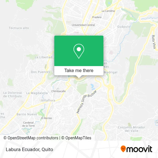 Labura Ecuador map