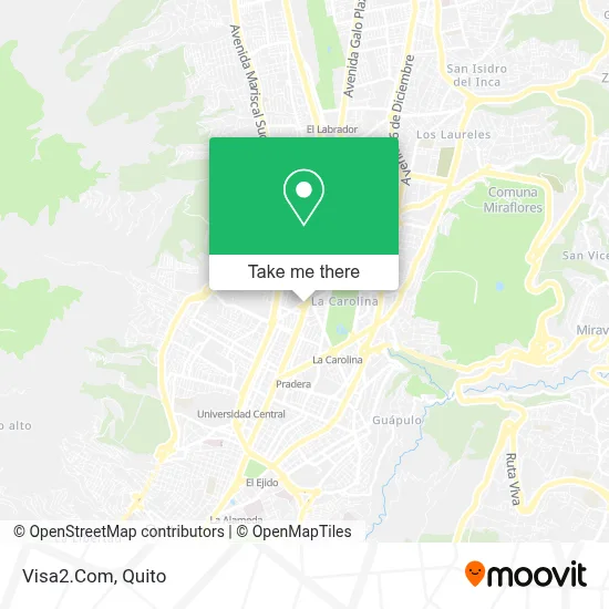 Visa2.Com map