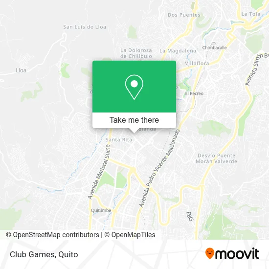 Club Games map