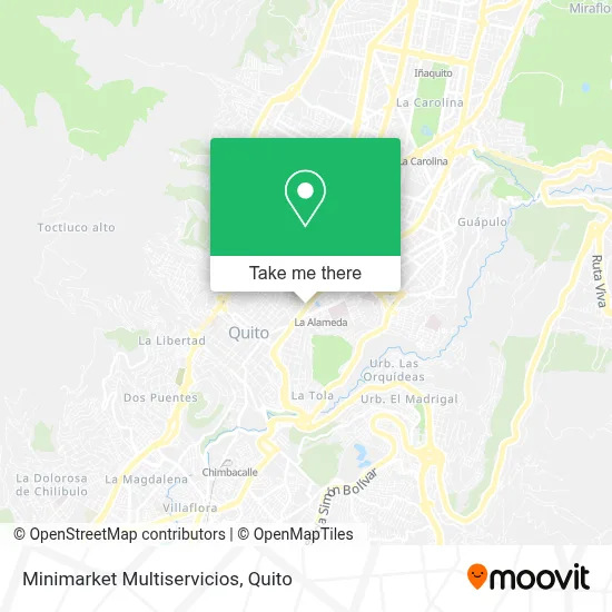 Minimarket Multiservicios map