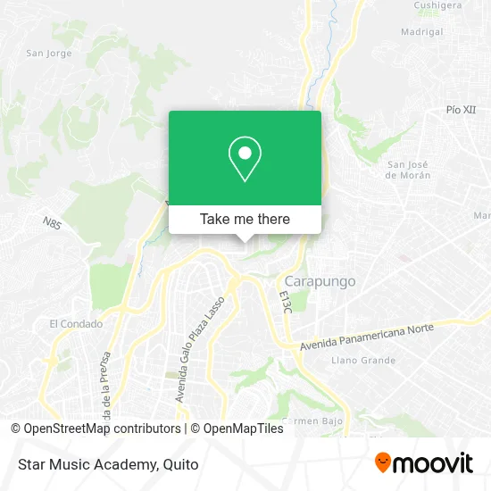 Star Music Academy map