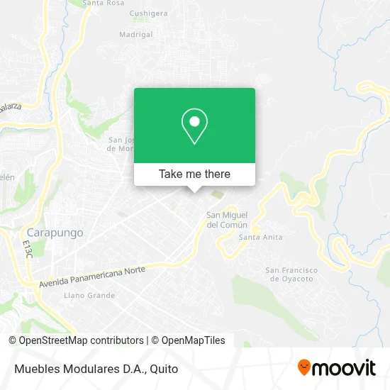 Muebles Modulares D.A. map